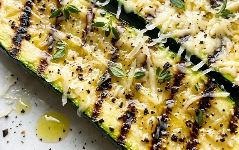 Grilled Zucchini with Parmesan