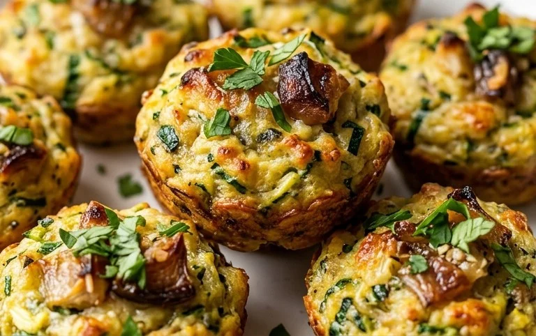 Zucchini Garlic Bites