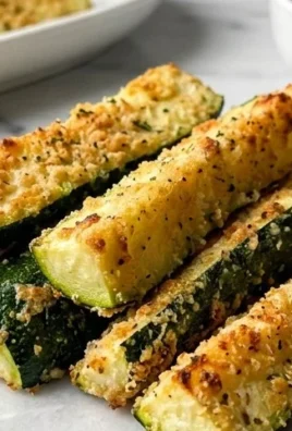 Parmesan Crusted Zucchini Sticks